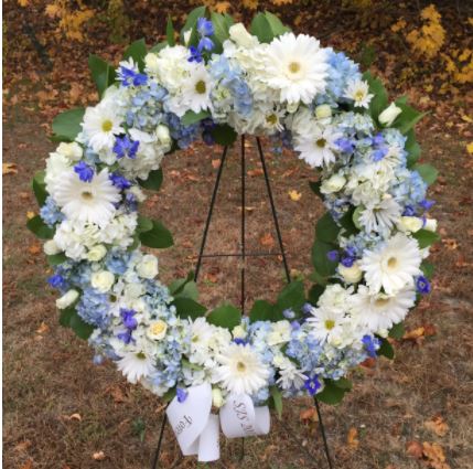 Blue Song Wreath